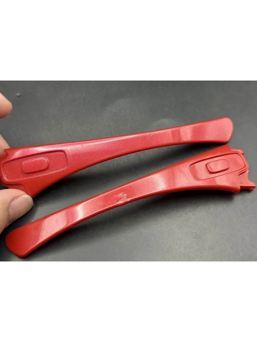 Oakley Antix OEM Bright Metallic Red Replacement Arms (No Icons)